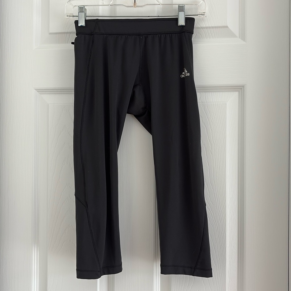 Adidas techfit cropped leggings size small
